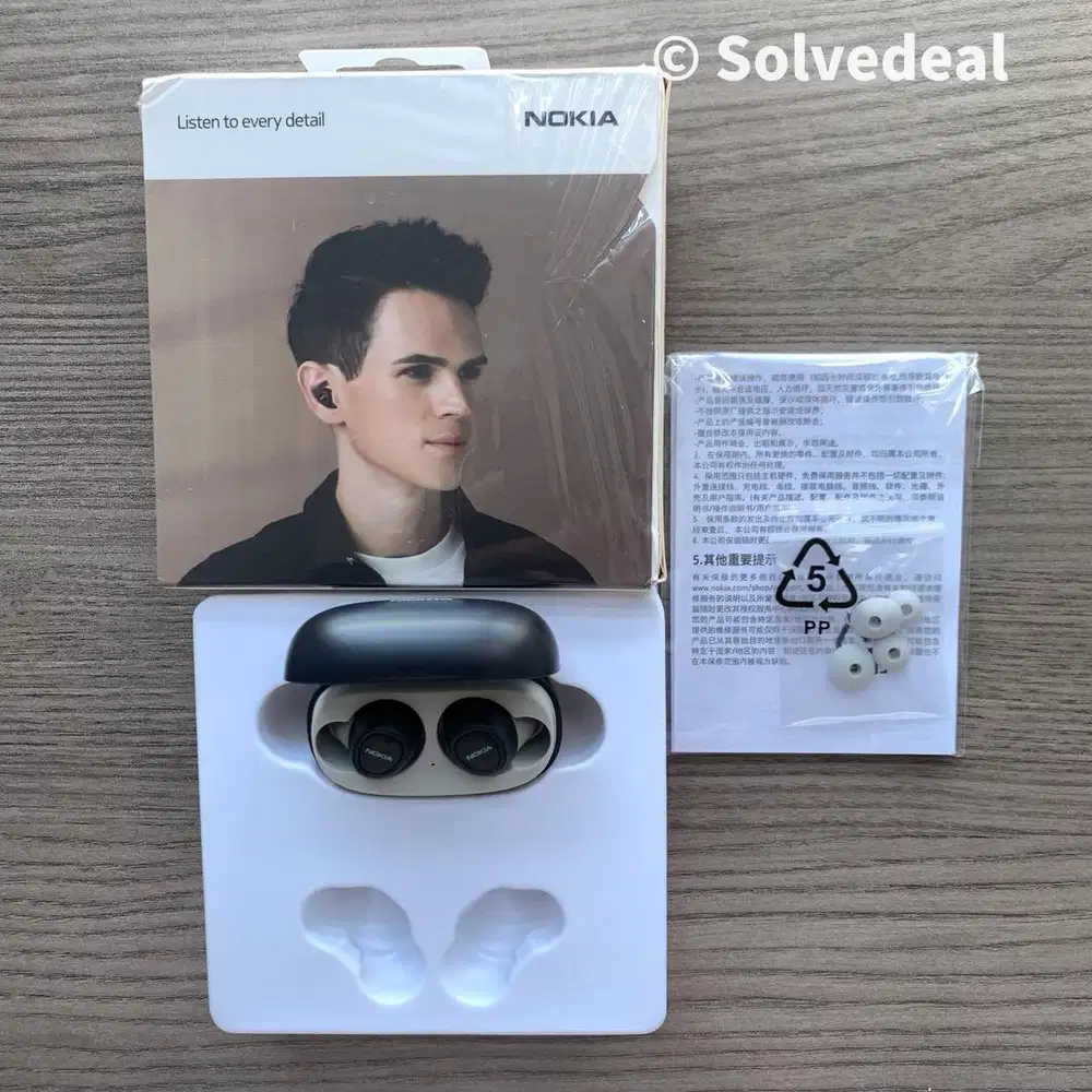 Earphone Bluetooth Nokia E3100 Fullset Original