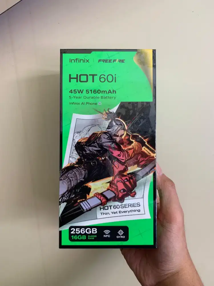INFINIX HOT 60i RAM 6/128 GB (BARU, GARANSI RESMI)