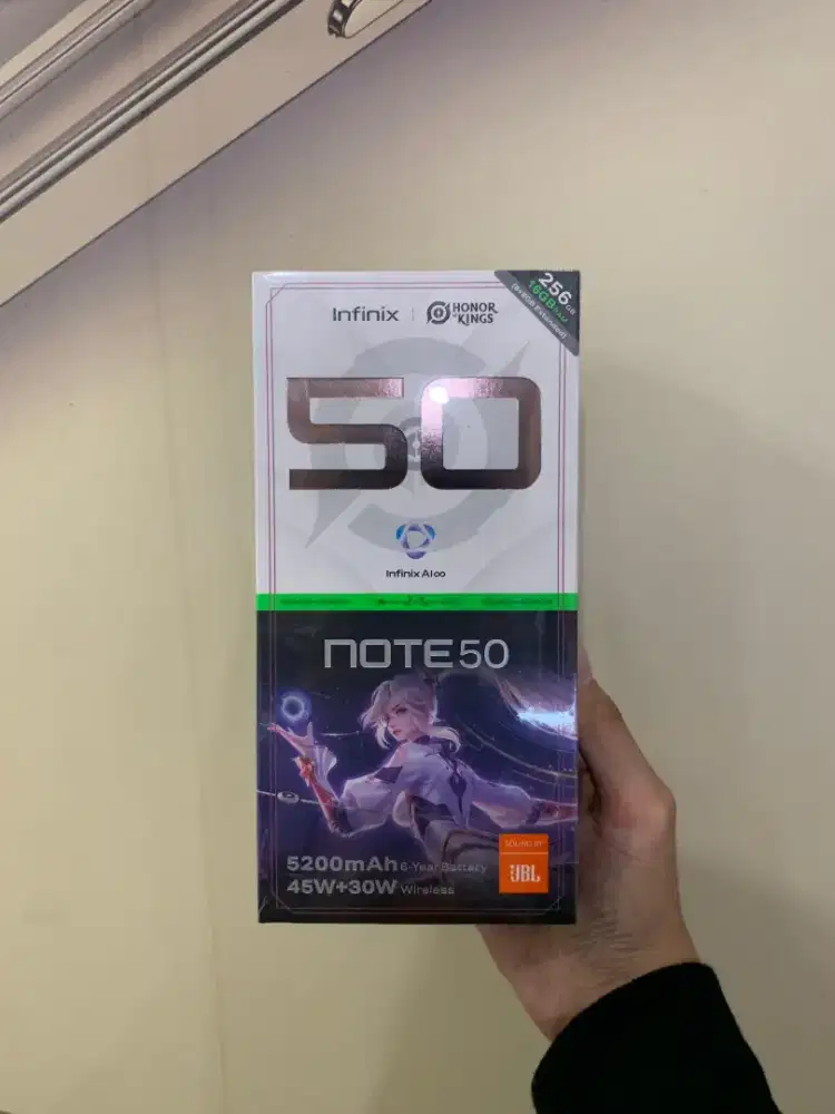 INFINIX NOTE 50 RAM 8/256 GB (BARU, GARANSI RESMI)