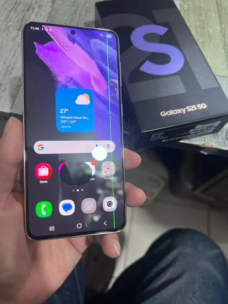 Samsung s21 5G 8/128 mulus banget fullset no kabel harga net aja