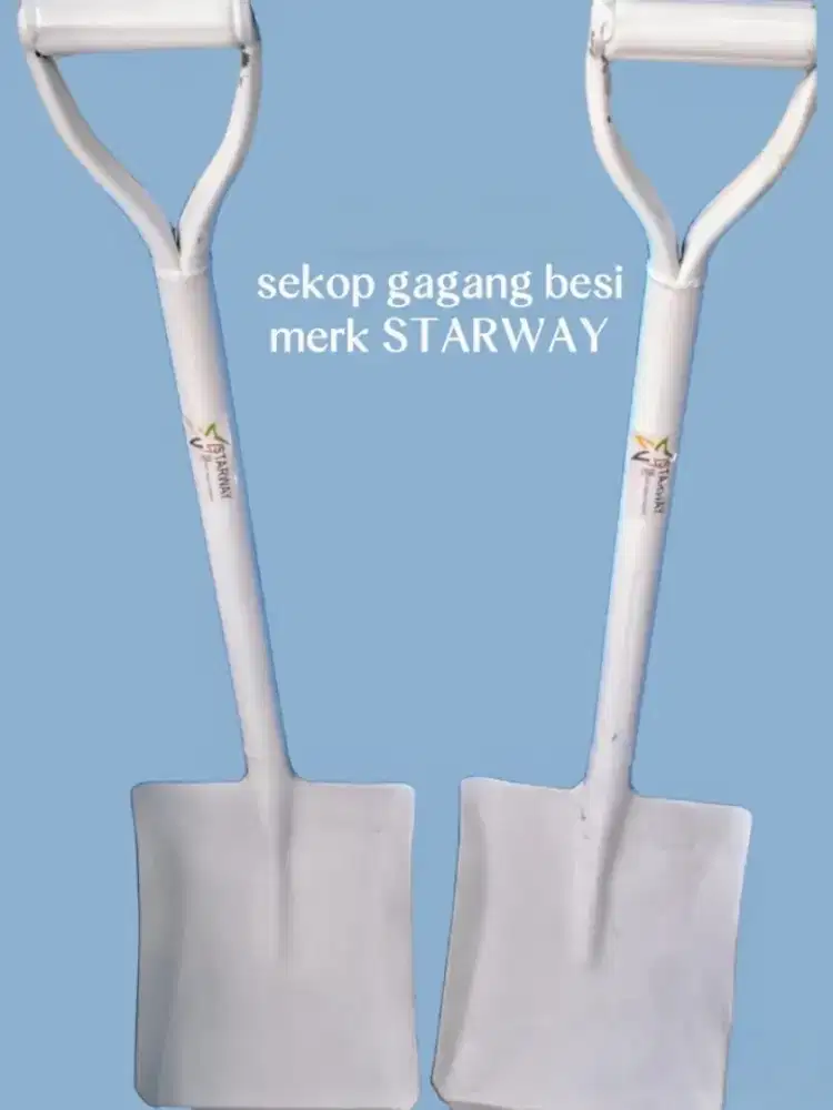 Sekop putih gg besi tebal