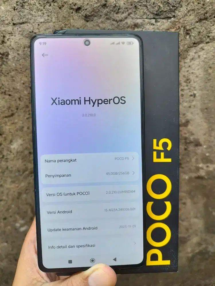 Jual POCO F5 12/256 GB Fullset Garansi Resmi