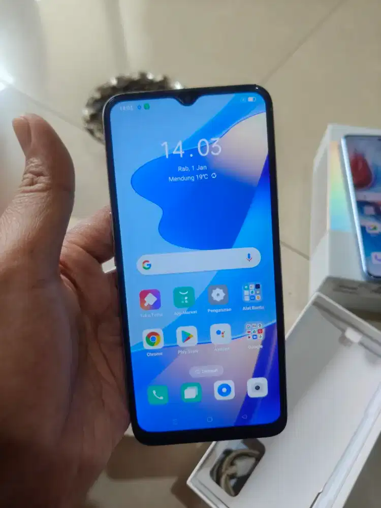 Oppo a16 64gb grey fulset