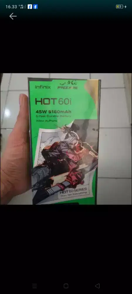 Infinx hot 60i baru segel