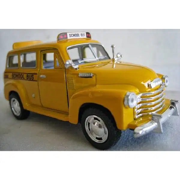 Unique Old Vintage metal toys ( Chevrolet ) Chevy School Bus 1950