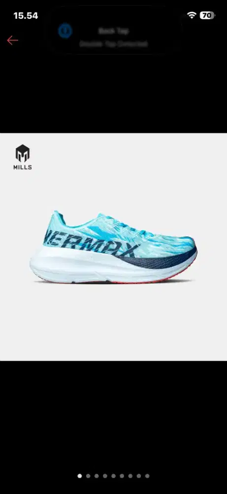 Mills Sepatu Lari Running Shoes Enermax Cushion M2 Cool Blue