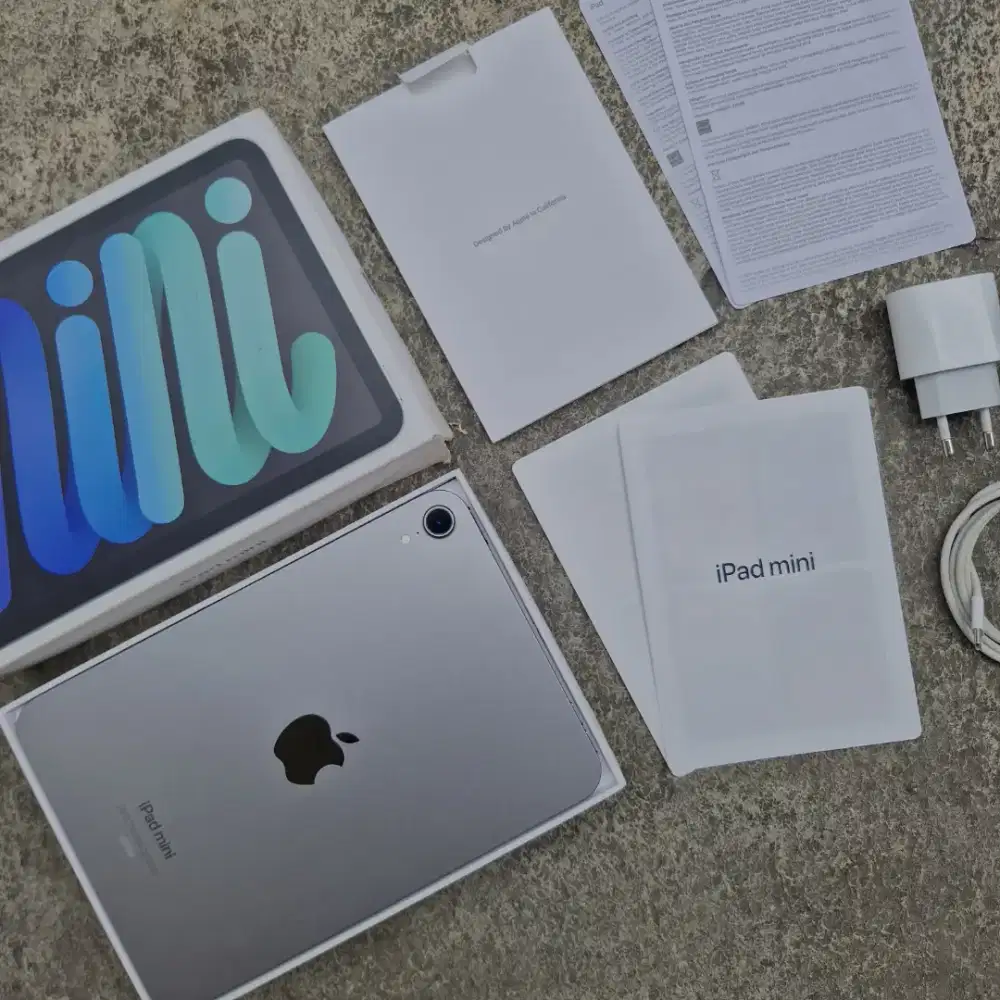 iPad Mini 7 iBox - 128Gb | Bh 100% | Bekas | Second | 2nd