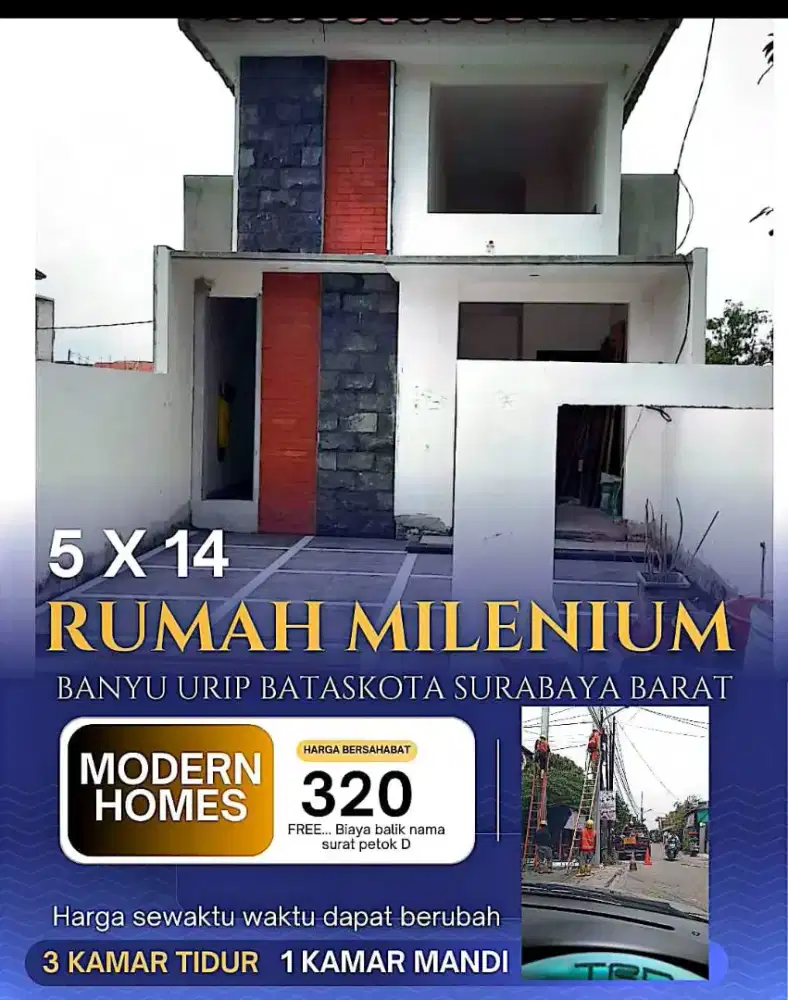Rumah Murah 3 Kamar Tidur