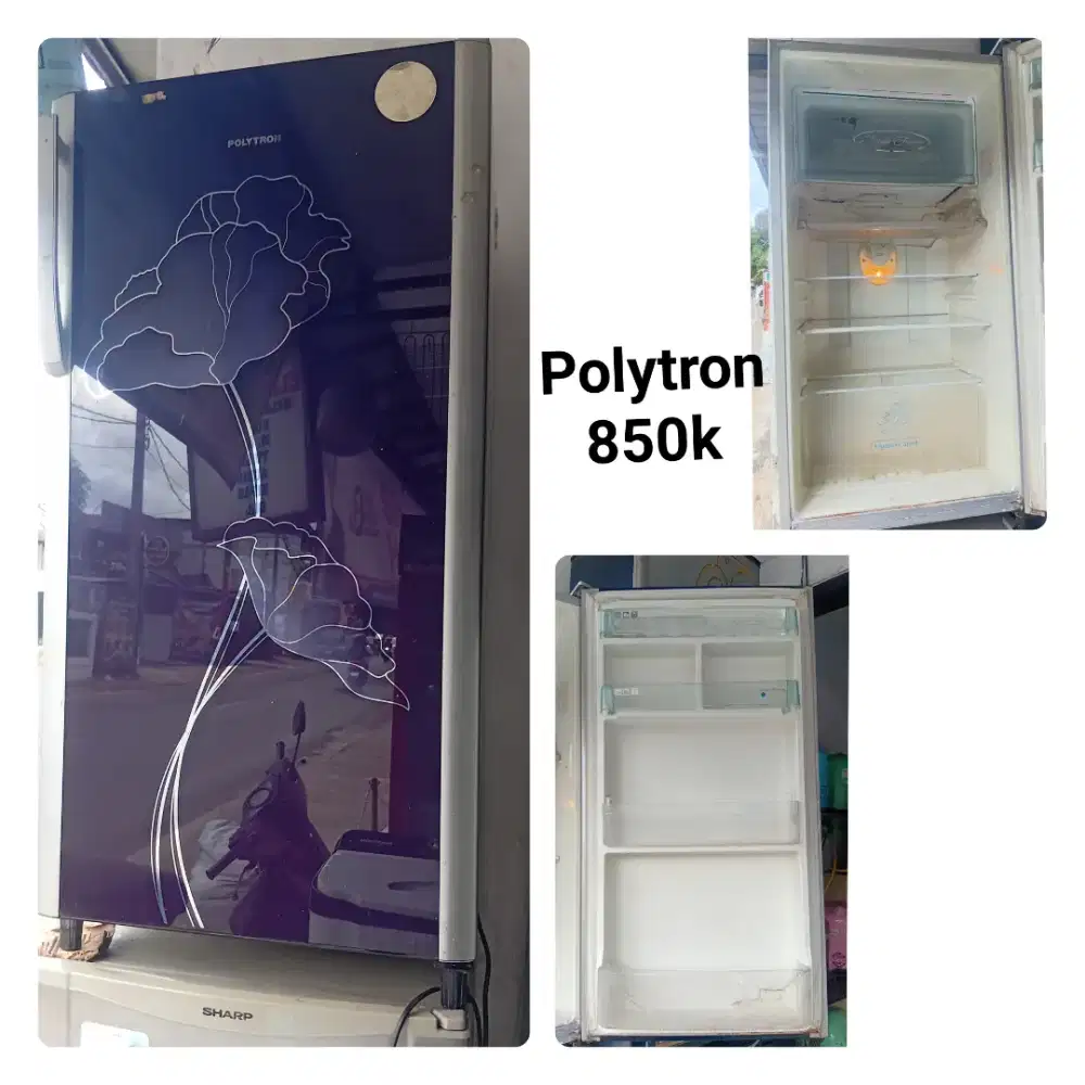 Kulkas POLYTRON bekas bergaransi
