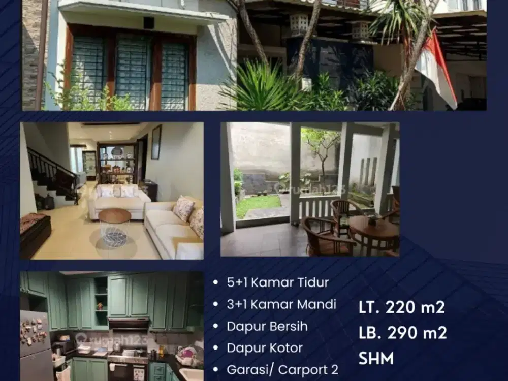 Rumah Bagus 2 Lantai 290m di Jl. Bukit Cinere Raya , Depok