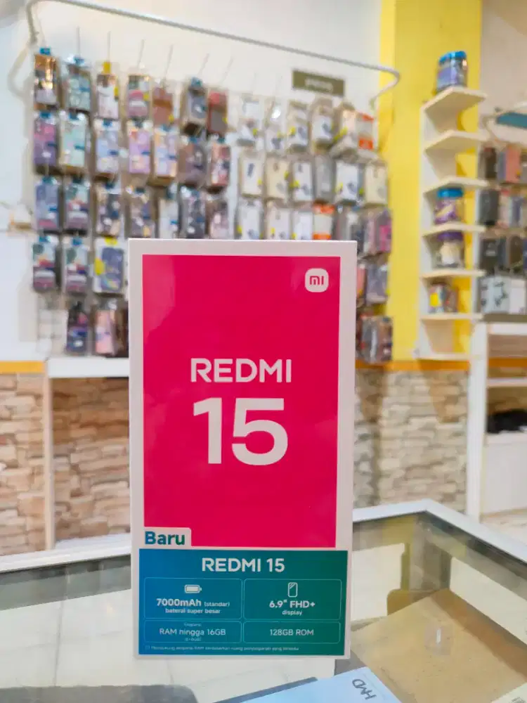 Redmi 15 8/256 PROMO + BONUS CASH CREDIT GARANSI RESMI 100%