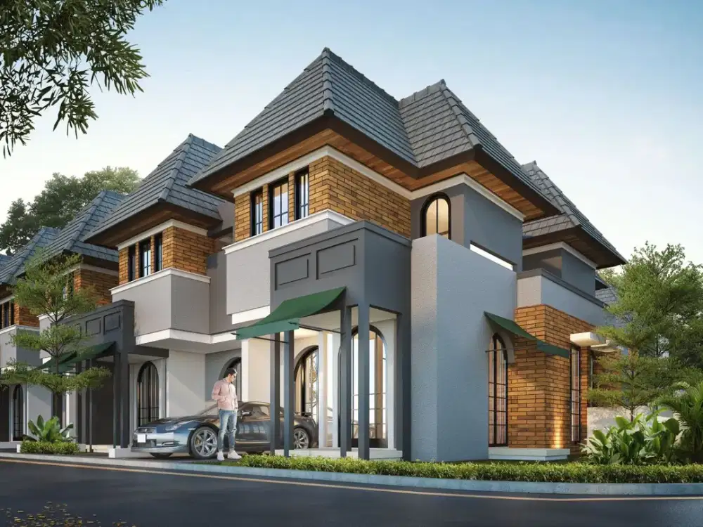 VILLA 2 LANTAI PINGGIR JALAN RAYA PANDERMAN HILL KOTA BATU