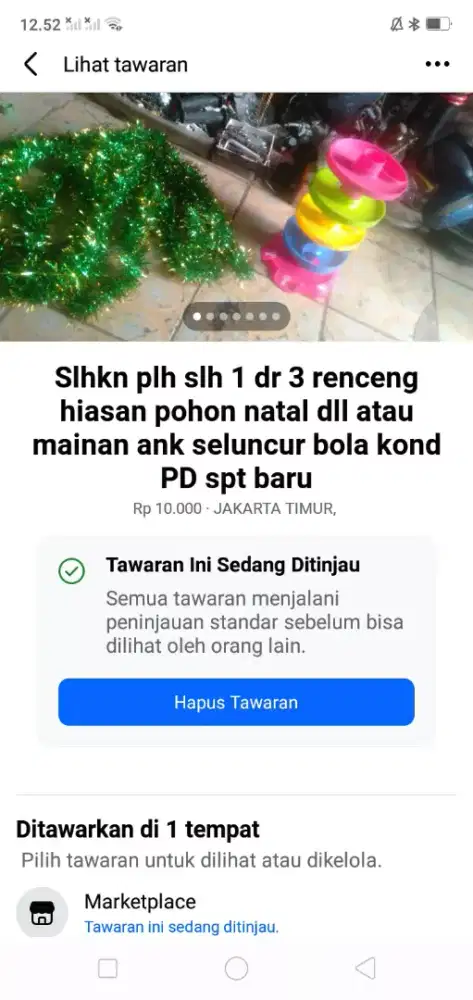 Slhkn plh slh 1 dr mainan ank2 atau sblh nya kond spt baru