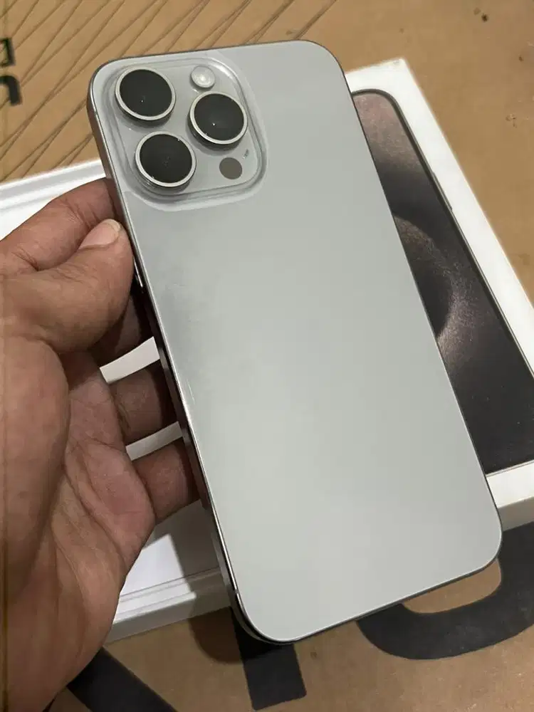 Iphone 15 pro max 256gb iBox natural titanium bisa TT