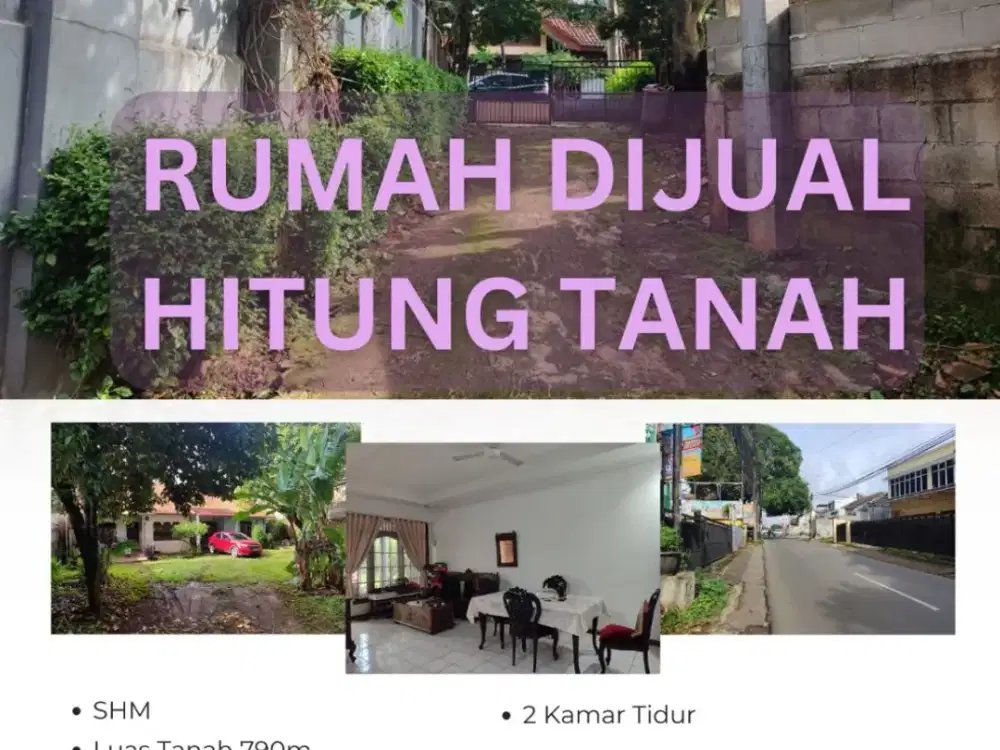 Rumah Asri LT 790m di Jl. Bukit CInere Raya, Gandul Depok