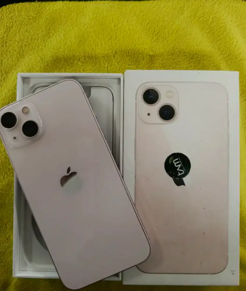 iPhone 13 pink 128gb Ex:iBox lecet pemakaian dan BH 91%