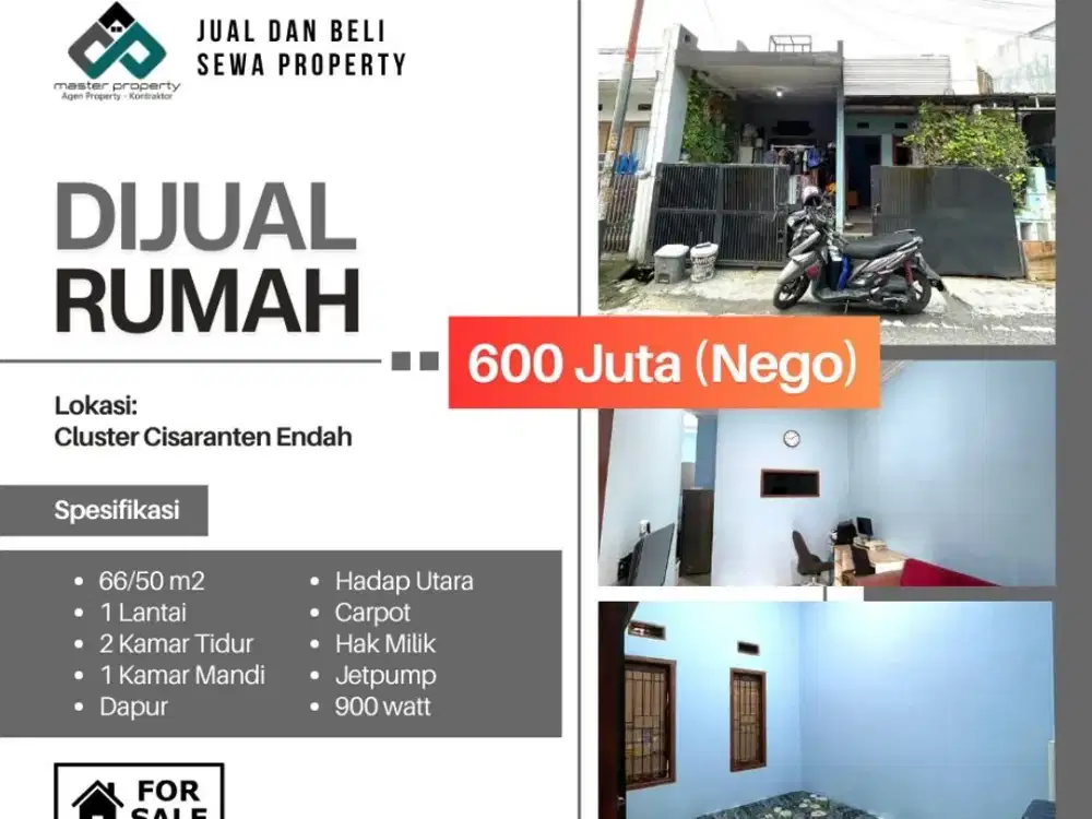 Jarang ada 500 jutaan di Cluster Cisaranten Endah Arcamanik Bandung