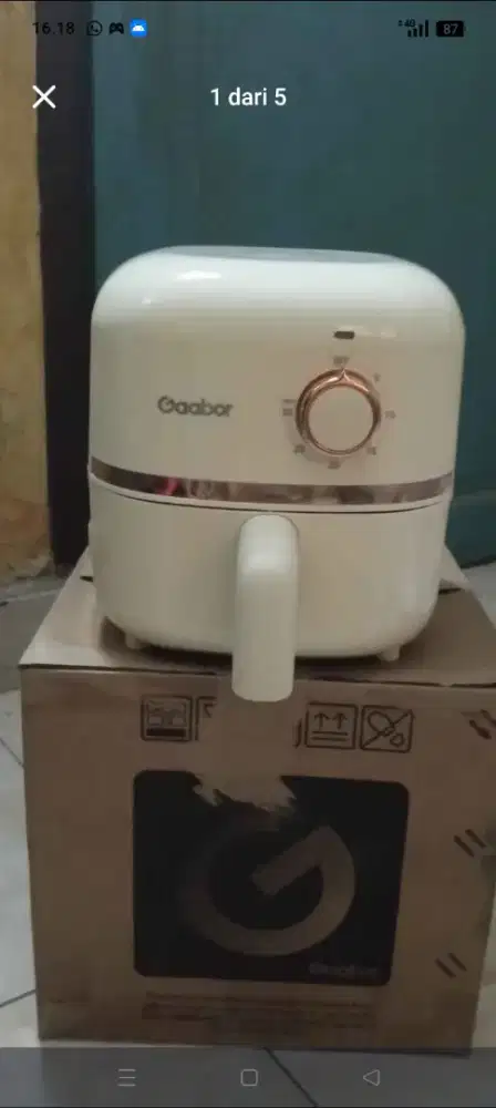 Pemanggang udara merk gaabor