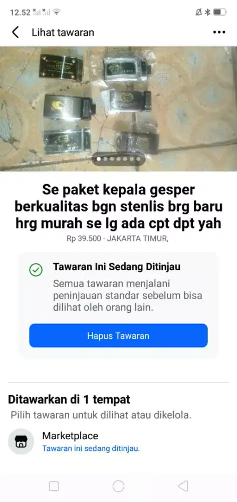 Se paket kepala ban pinggang berkualitas brg baru hrg murah se lg ada