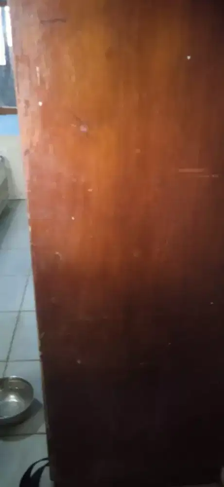 Lemari jati kaca tebal dr thn 70
