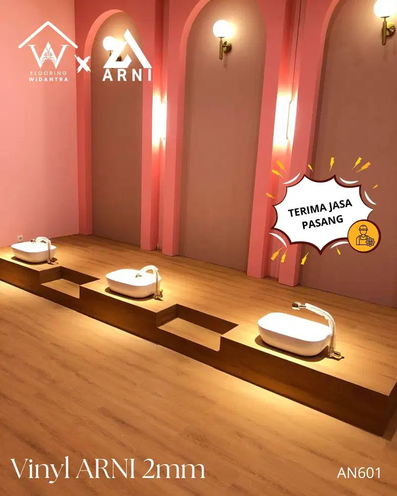 Lantai Vinyl Arni Plank Wood Series 2mm | home | office | apartement