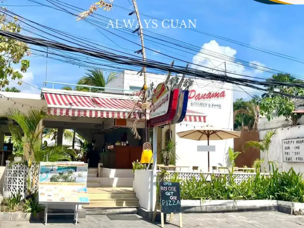 Di Jual Tanah Dan bangunan Restoran dekat pantai berawa