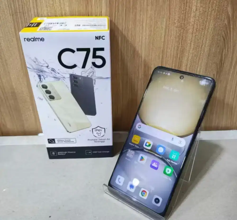 Realme C75 nfc 8/256gb bekas rasa baru.
