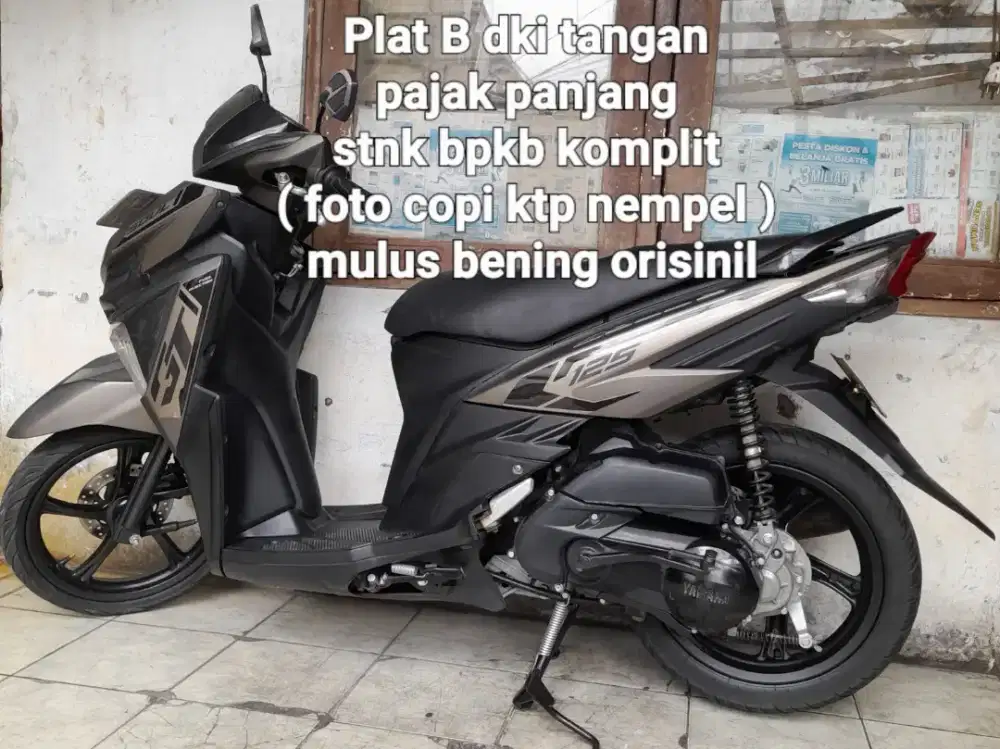 Yamaha Mio Soul GT 125 LED 2016 blue core cw asli abu2 B dki timur