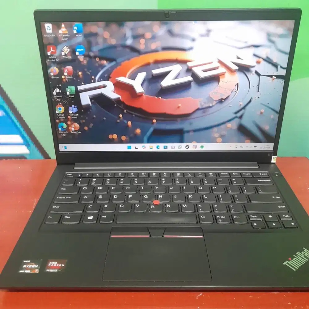 Lenovo Thinkpad E14 AMD Ryzen 7 RAM 16GB SSD 256GB 13 INCH FHD Gaming