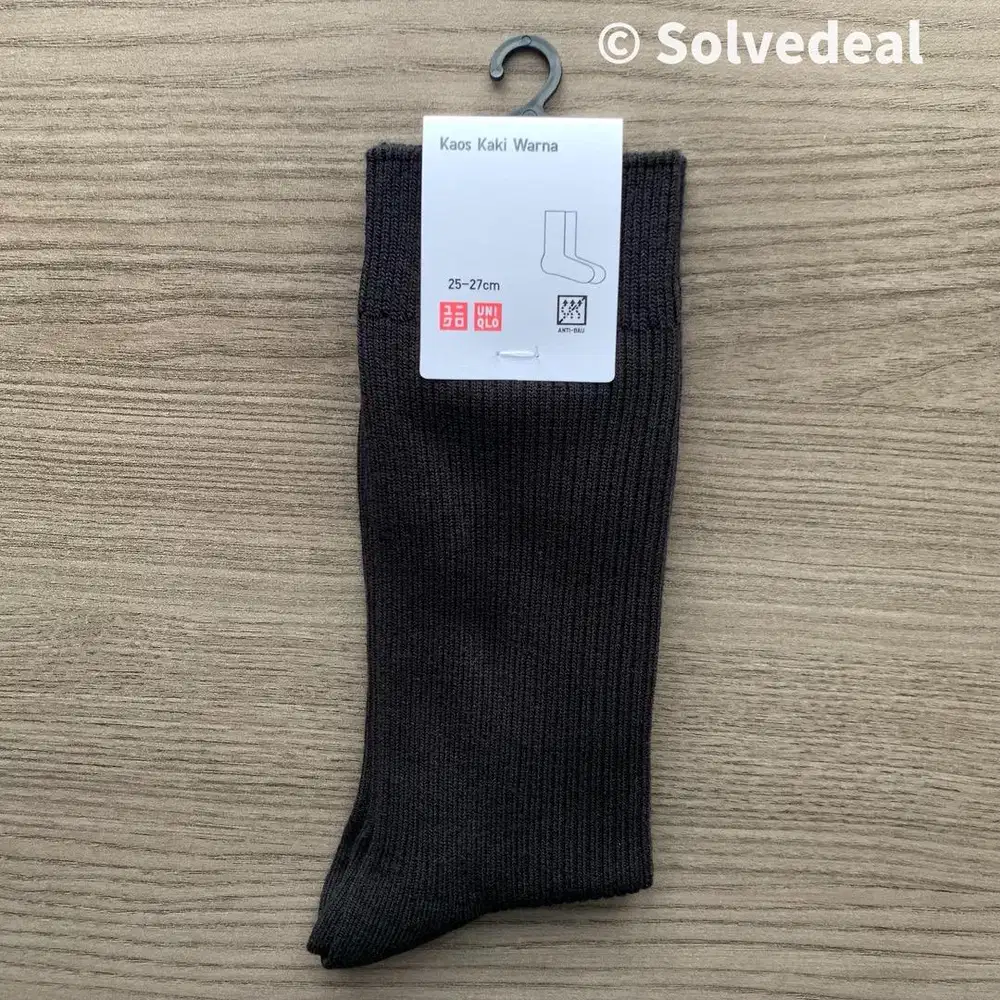 Kaos Kaki Uniqlo Socks Hitam Anti Bau | Baru