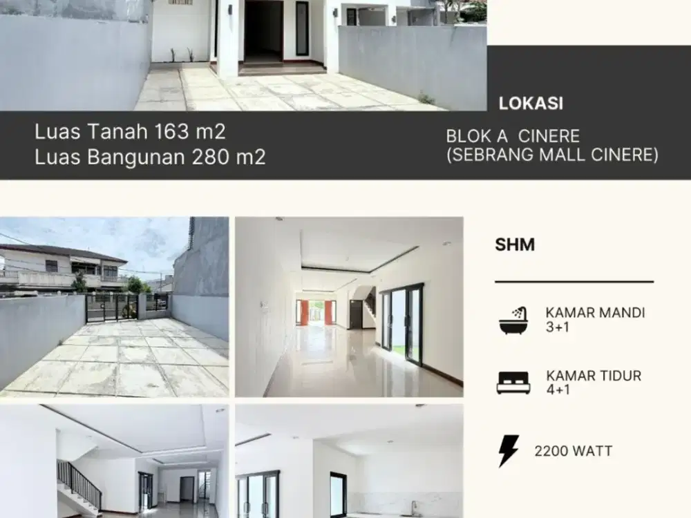 Rumah Baru 2 Lantai Siap Huni  di Blok A Cinere Depok