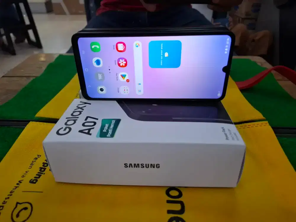 Samsung A07 Ram 4/64 gb lengkap no minus