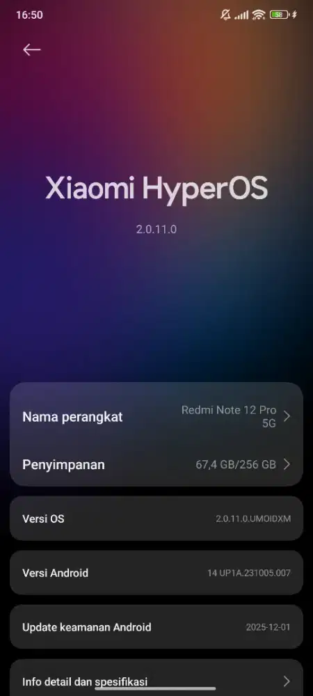 Xiaomi note 12 pro 5G