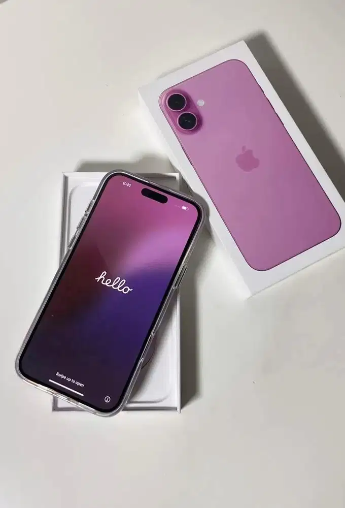 Dijual iphone 16 ex inter 128GB pink garansi msh panjang All operator