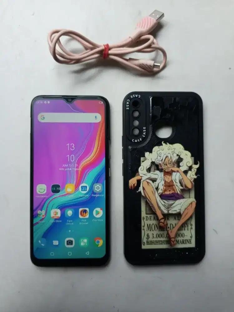 Infinix hot 8 Ram 3/32 jaringan 4G Siiap pakaii