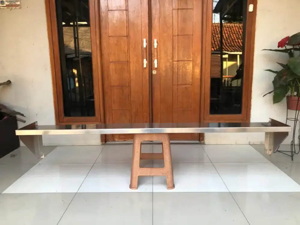 Wall Shelves Stainless - Ambalan - Hambalan Dinding - Rak Dinding WS