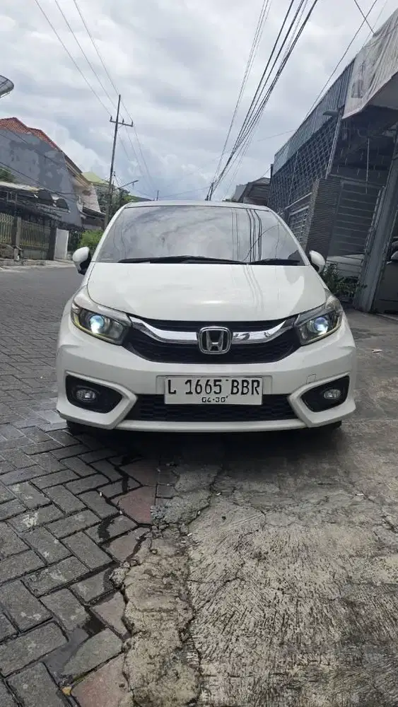 (Low KM) Brio E CVT 2020 Matic Putih AT L White RS Metik 2019 Agya TRD
