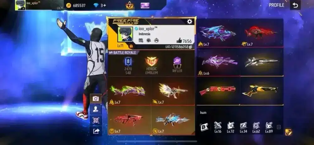 AKUN FF GG VAULT GAGAH GA MALU MALUIN KALO DI PAKE BUAT TURNAMEN