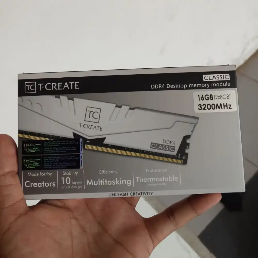Ram PC ddr4 team t-create classic