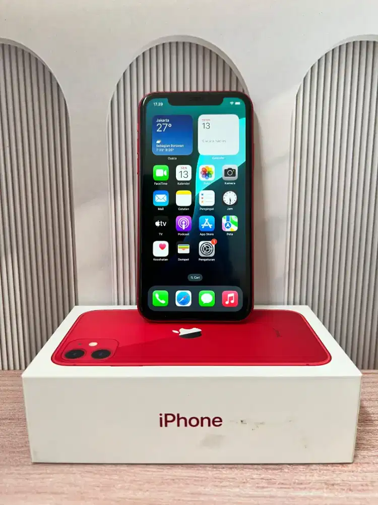 DIJUAL iPhone 11 Red 128GB ex iBox