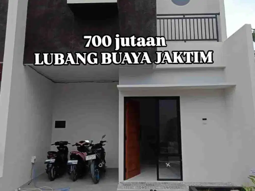 Lubang buaya JAKTIM Rumah 2lt Harga 700 JUTAAN NEGO