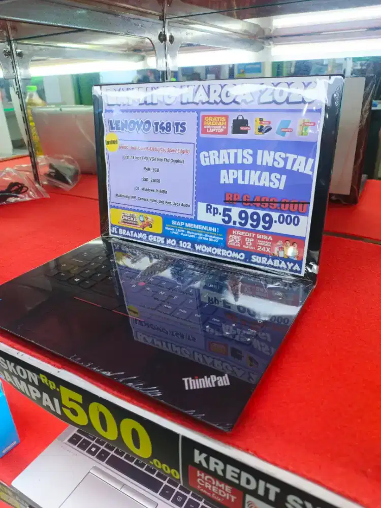 Lenovo Thinkpad T48ts intel core i5 8/256 cicilan tanpa dp