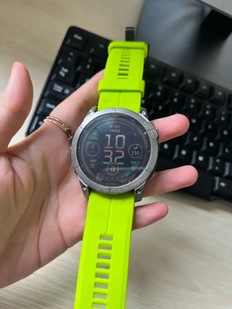 Garmin fenix 7x saphire solar silver titanium