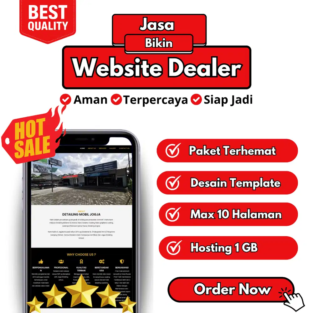 Jasa Bikin Website Dealer Mobil Profesional & Terpercaya