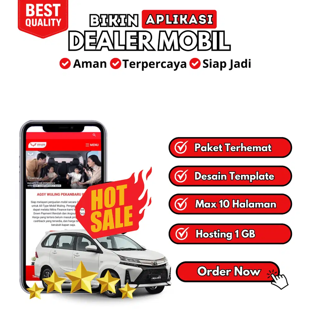 Bikin Aplikasi Dealer Mobil Profesional