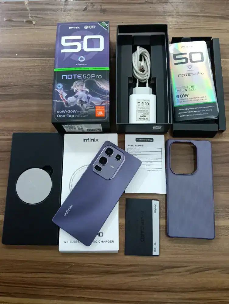 Infinix Note 50pro 8/256 second murah siap pakai