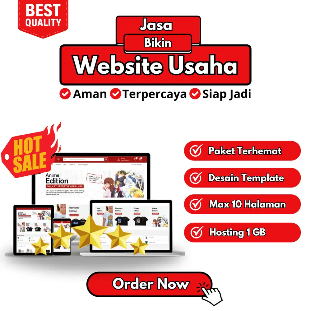 Jasa Bikin Website Usaha Profesional & Siap Digunakan