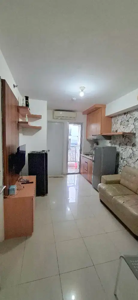 Sewa Bulanan 2BR Full Furnished Tower Flamboyan Apt Bassura City