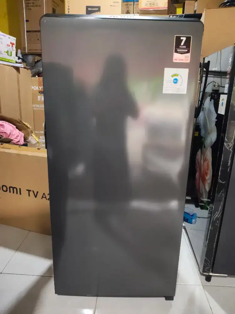 Kulkas Aqua 1pintu istimewa normal dan orisinil