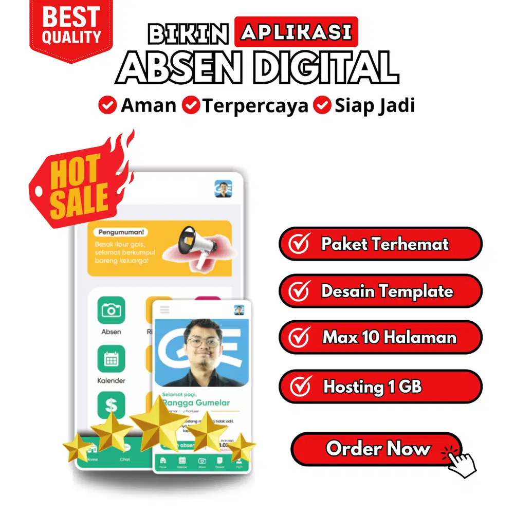 Bikin Aplikasi Absensi Digital Online & Custom